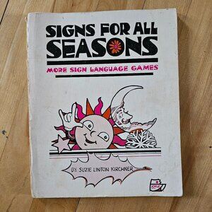 Signs for All Seasons – Vintage ASL Activity Book